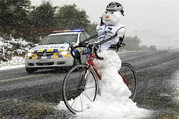 Idea creativa per pupazzo di neve