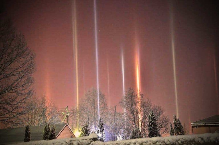 Light Pillars, cosa sono i Pilastri di luce