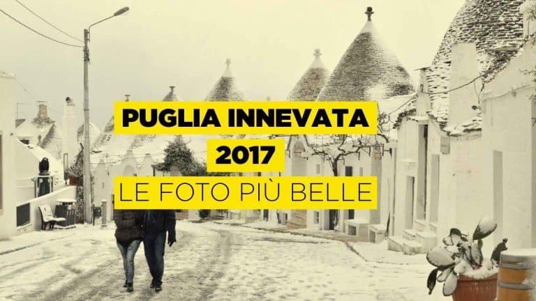 Le foto più belle della Puglia innevata nel 2017