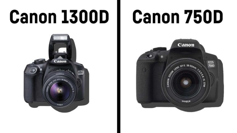 Il confronto tra Canon 1300D vs Canon 750D
