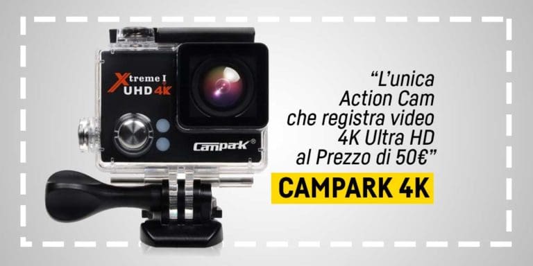 Campark 4K Action Cam WIFI Sport Recensione