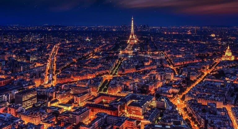 Torre Eiffel di notte, copyright