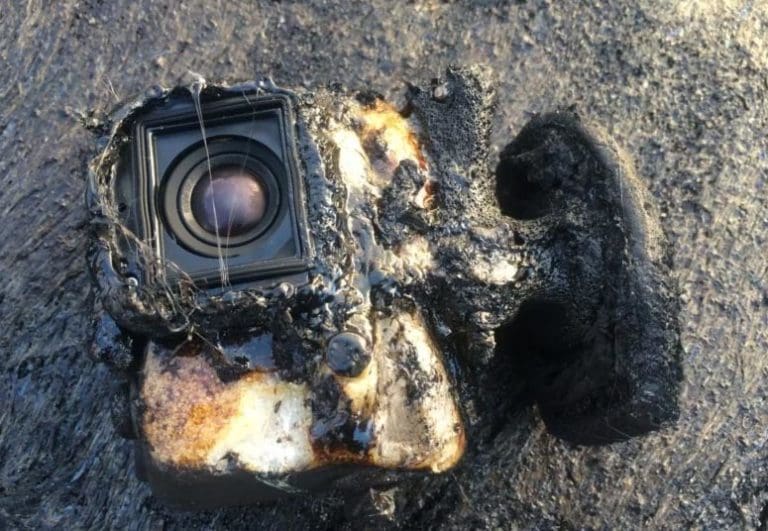GoPro resiste alla lava