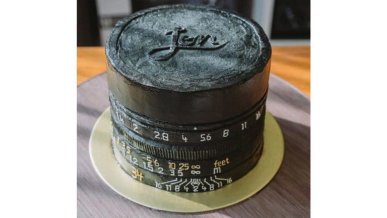 Ecco la torta perfetta per un fotografo!