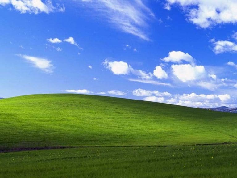 La foto più vista di tutti i tempi, lo sfondo windows