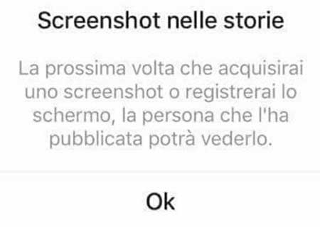 L'aggiornamento Instagram Screenshot