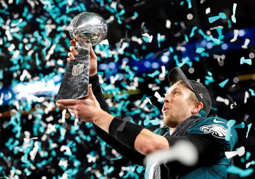 Il quarterback di Philadelphia Eagles Nick Foles