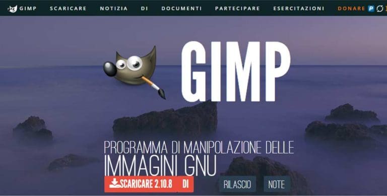 Ridimensionare immagine con Gimp