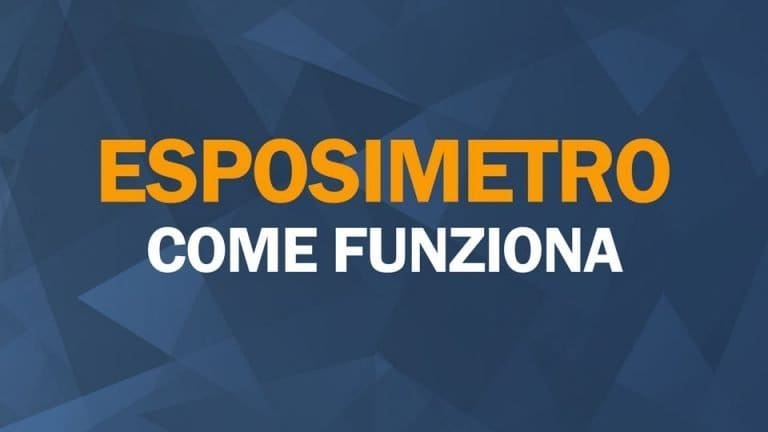 Come funziona l'esposimetro