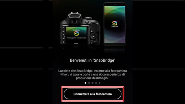 Risolvere problemi connessione Snapbridge
