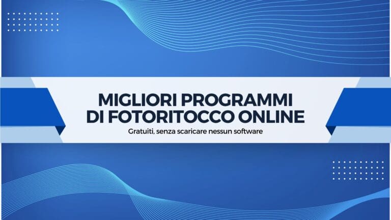 migliori programmi di fotoritocco online