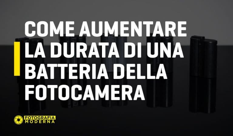 Come aumentare la durata della batteria della fotocamera