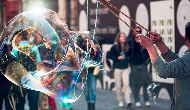 Come fotografare le bolle di sapone