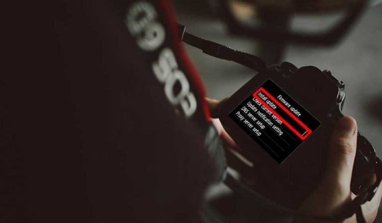 Come aggiornare firmware fotocamera Canon