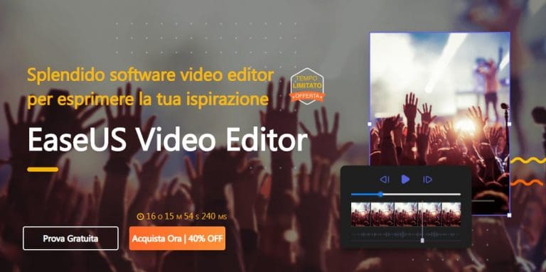 La recensione del programma Editor Video EaseUS