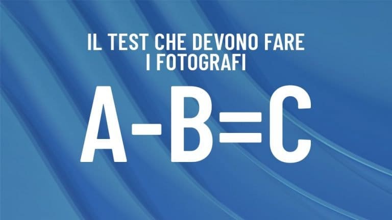Test matematica fotografi