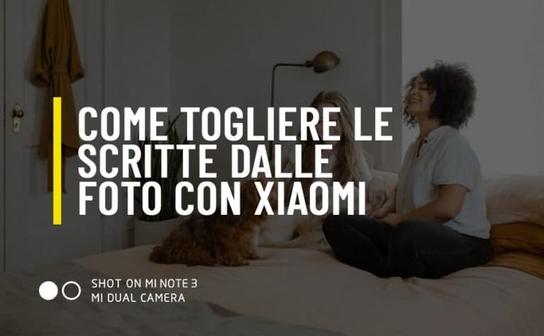 Come togliere le scritte dalle foto su Xiaomi