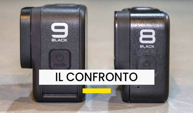Il confronto tra la Hero 9 Black e la Hero 8 Black