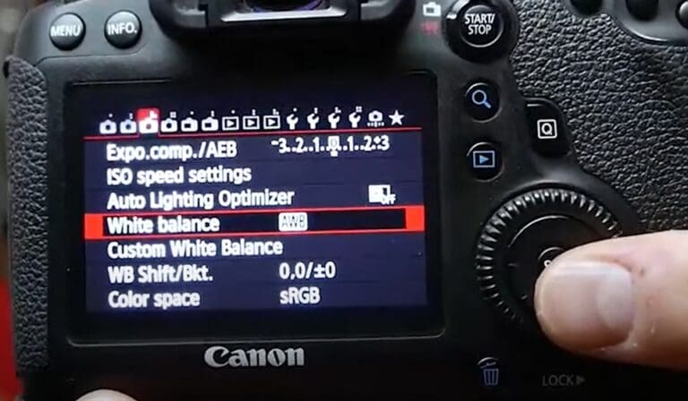 Bilanciamento del bianco personalizzato su Canon