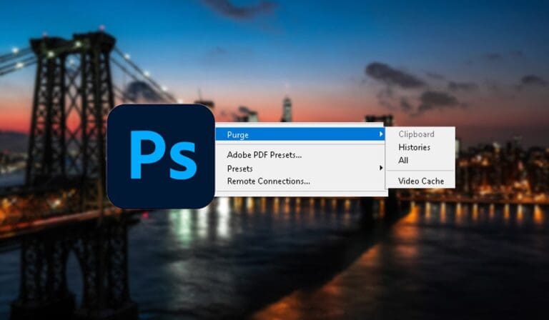 Svuotare cache memoria virtuale Photoshop