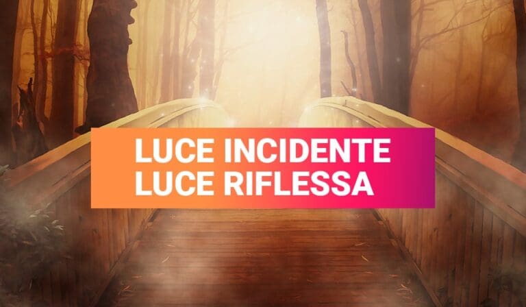 Luce incidente e luce riflessa