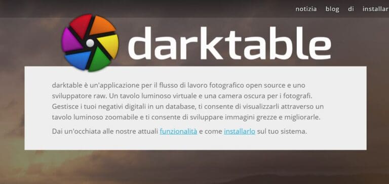 Recensione Darktable