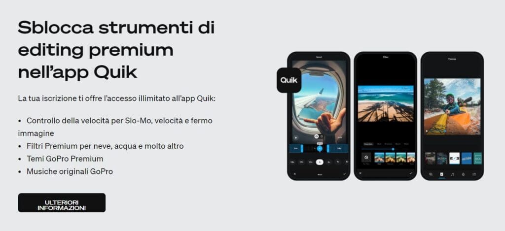 quick gopro plus min