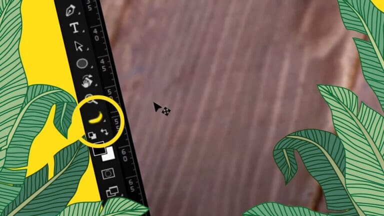 inserire banana su photoshop