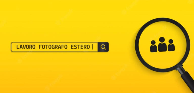 Lavorare come fotografo all'estero