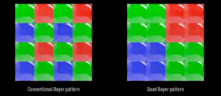 Quad Bayer vs Quad Pixel