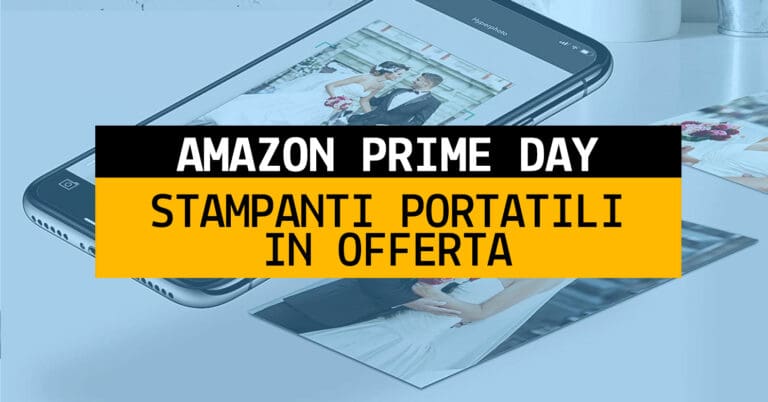 stampanti portatili amazon prime day