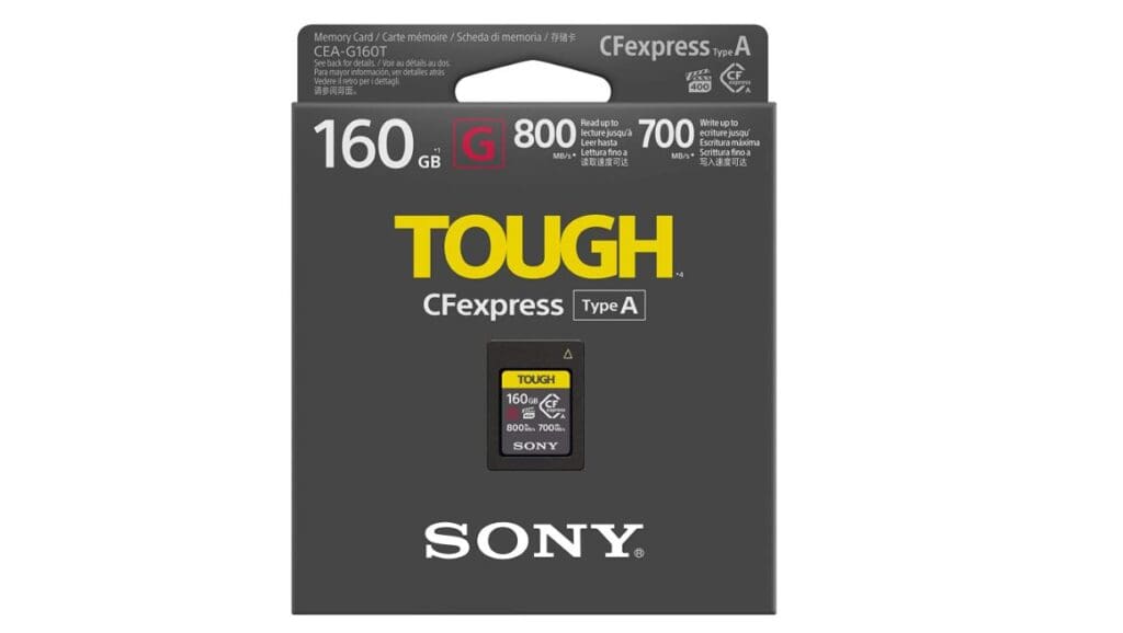 sony tough cfexpress