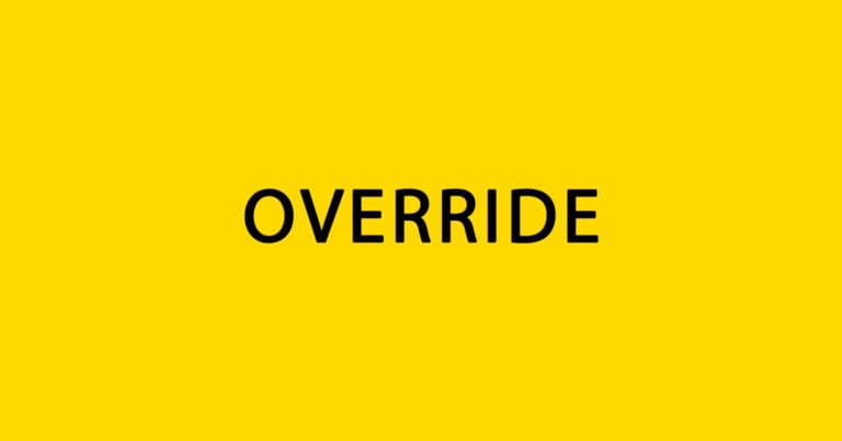 override messa a fuoco