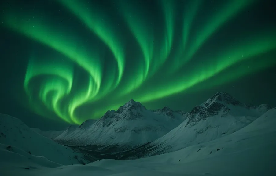 come fotografare l'aurora boreale in montagna