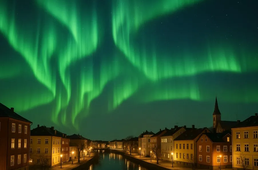 foto aurora boreale