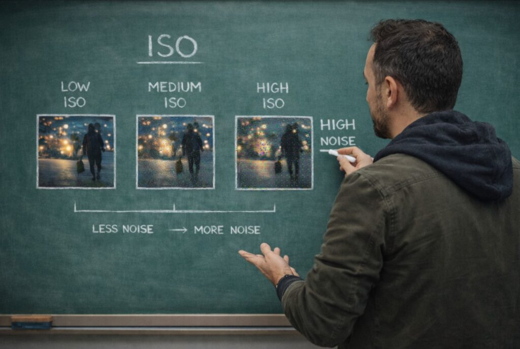 spiegazione degli ISO nel triangolo dell'esposizione