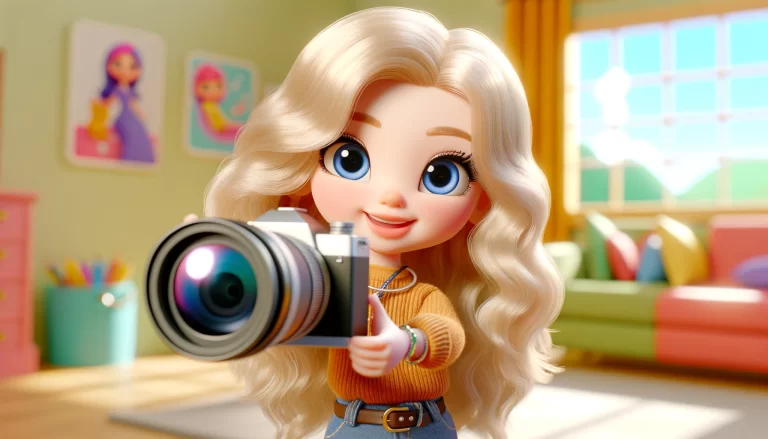 macchina fotografica barbie