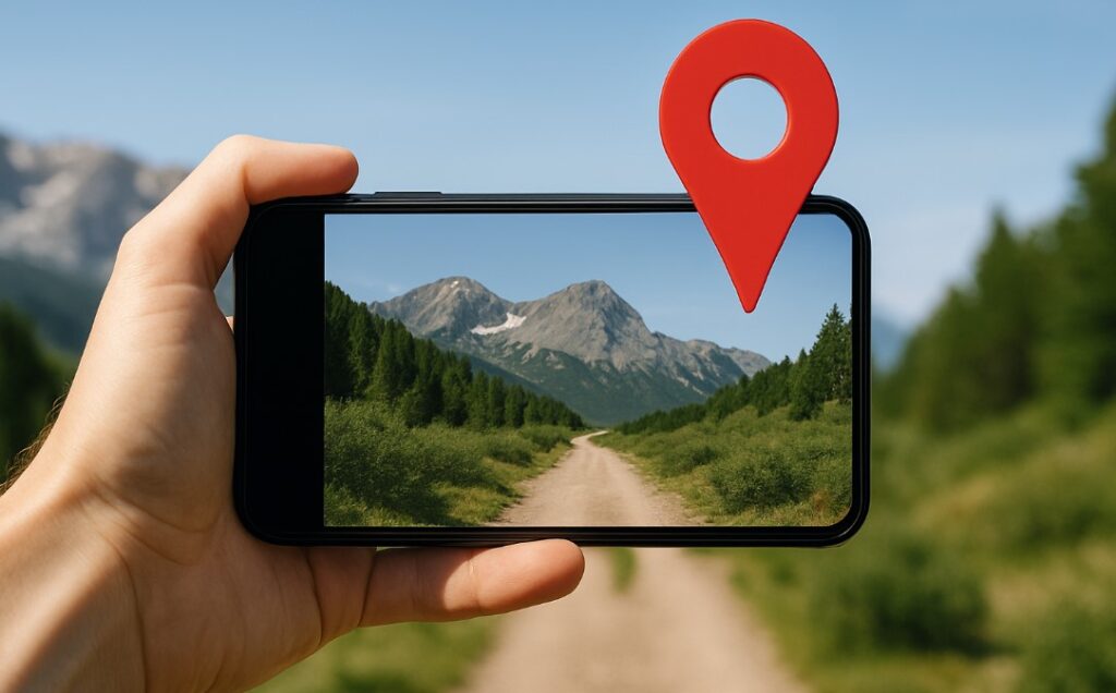 come fare foto geolocalizzate