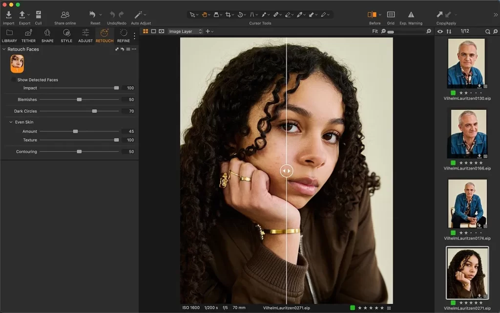 capture one strumento ritocco
