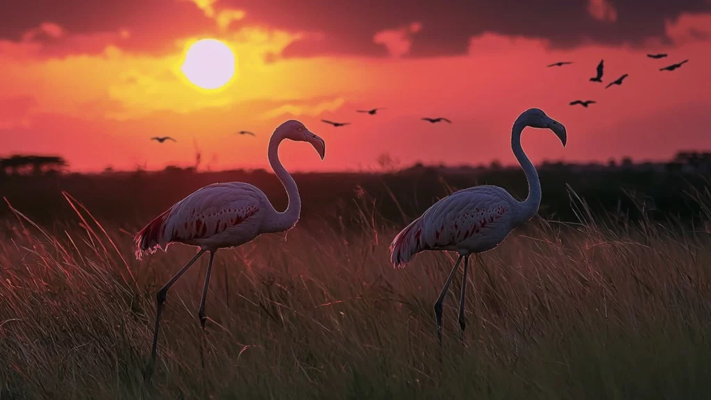 foto fenicotteri di frans lanting