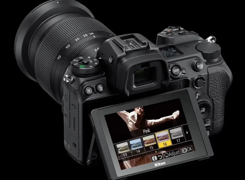 display della nikon z7 II