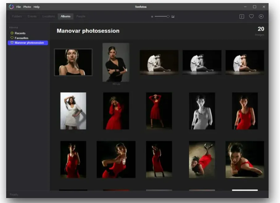 organizzare le foto con tonfotos