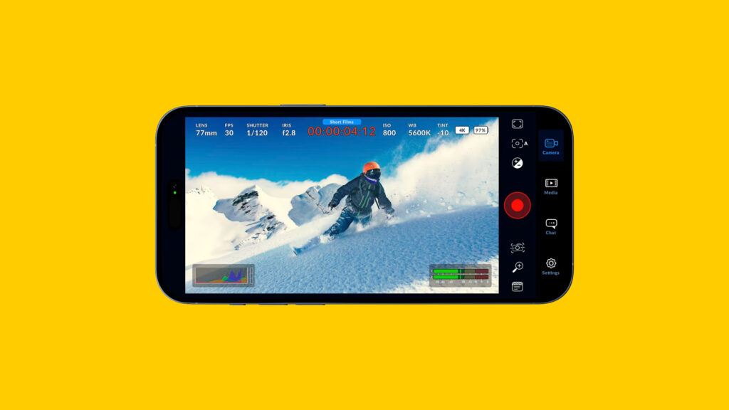 Blackmagic Camera ProDock iphone