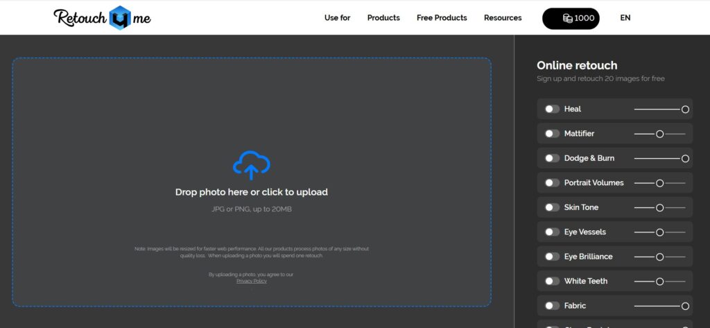 Plugin Photoshop per Retouch4Me