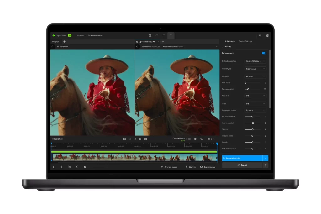 Apple MacBook Pro 14 in Topaz Video