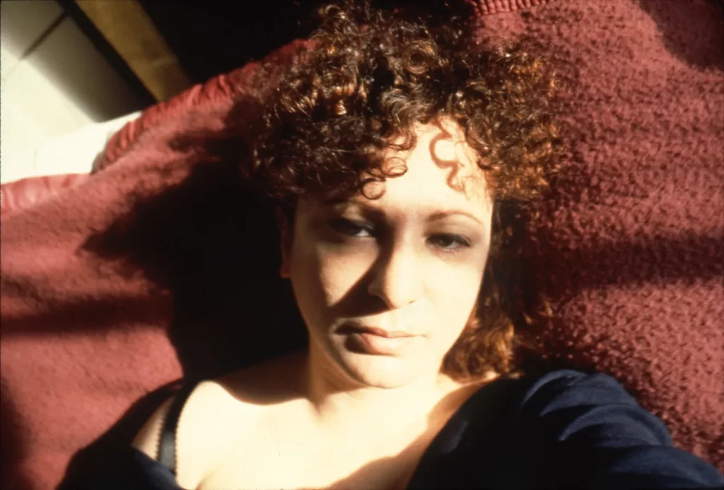 SSS Self portrait with eyes turned inward Boston 1989