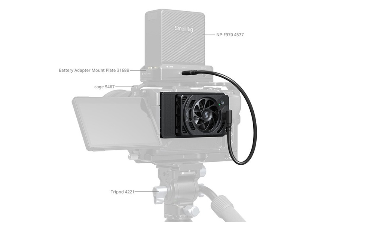 smallrig raffreddamento nikon zr