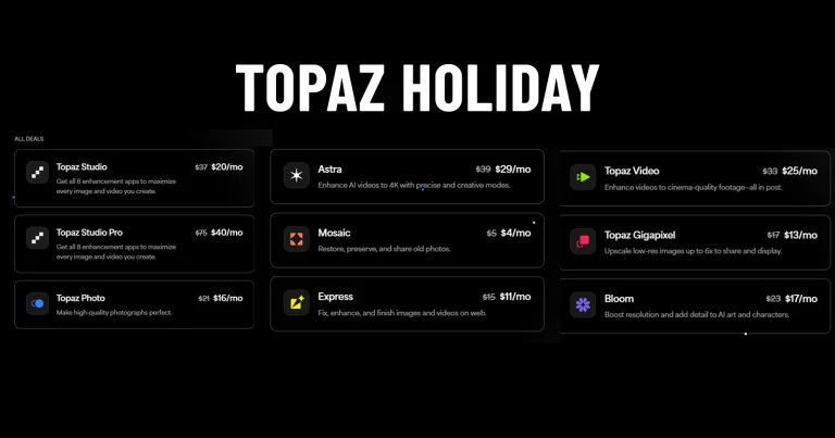 topaz holiday sconti 7 gennaio 2026