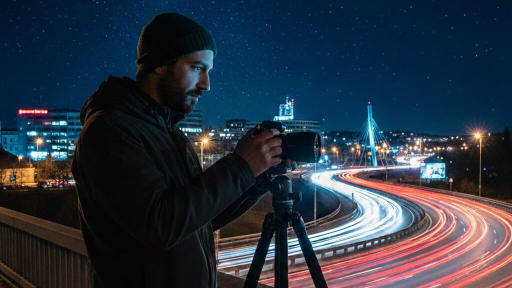 Impostazioni per la fotografia notturna guida