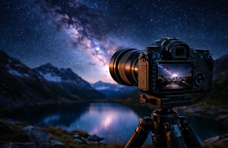 fotocamera per fotografia notturna